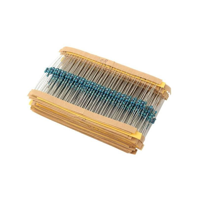 Imagen de Kit 1000pcs Resistencias Precisión 1% 1/4 W 20 Pcs Por Valor