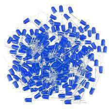 Imagen de Kit 20 Unidades Led Difuso Azul 5mm, Para Arduino