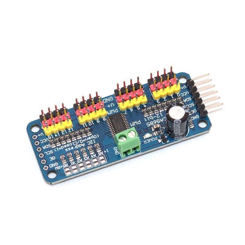 Imagen de Módulo Arduino Pca9685 Pwm 12bit Driver I2c 16 Canales Servo