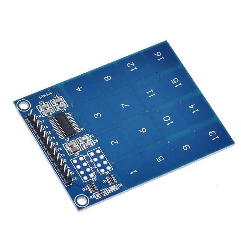Imagen de Teclado Capacitivo 16 Canales Ttp229 Arduino
