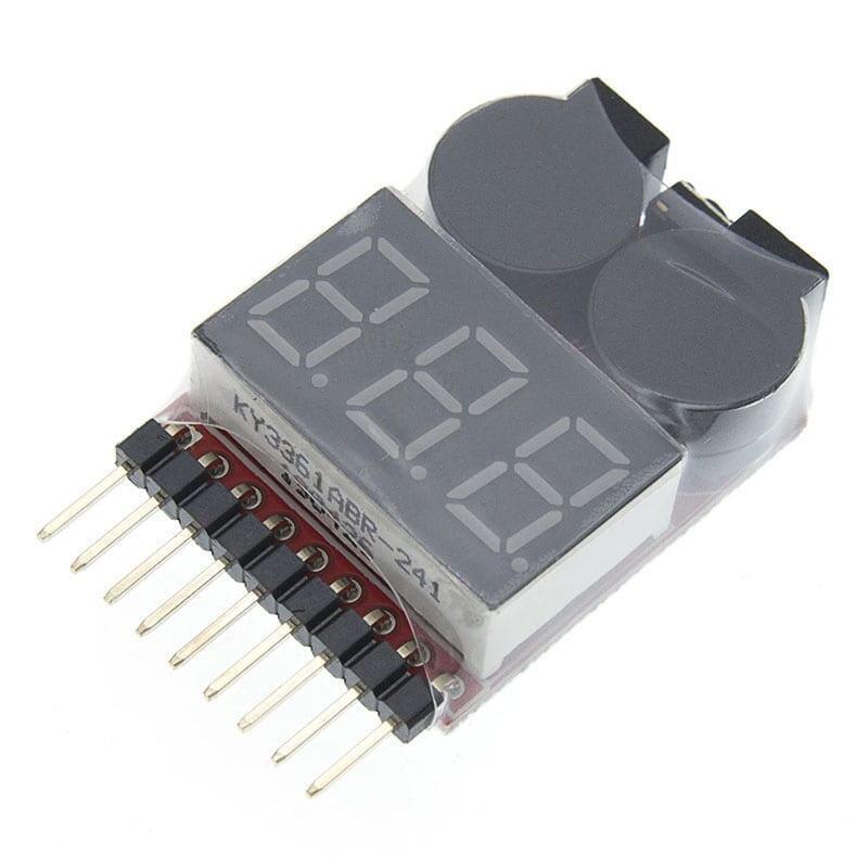 Imagen de Voltimetro Medidor Voltaje Bateria Litio Lipo Tester 1s - 8s