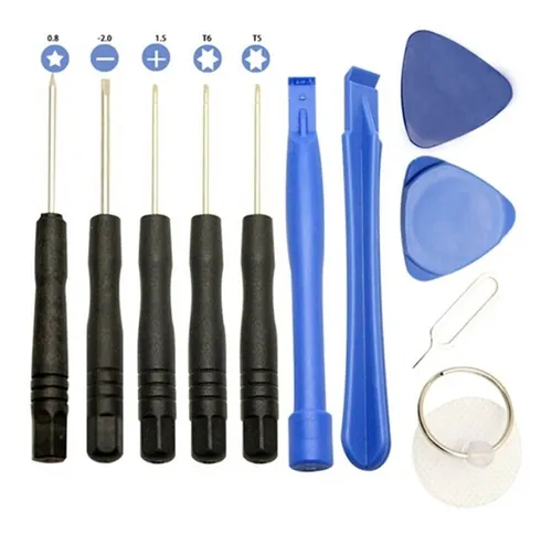 Imagen de Kit Destornilladores Reparación Celular 11 En 1 Atornillador