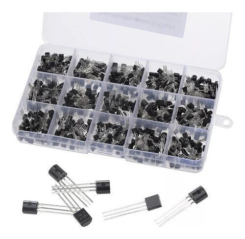 Imagen de Kit Transistores 600 Unidades 15 Valores Transistor Npn Pnp