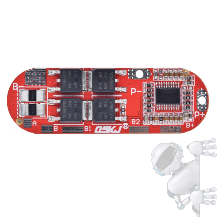 Imagen de Bms 3s 4s 5s 25a Litio Cargador Celdas 3 18650 Bateria