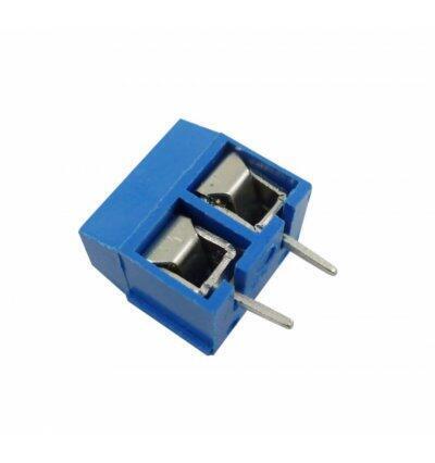 Imagen de Conector Terminal Bloque Bornera Kf302 2 Pines Azul Tornillo