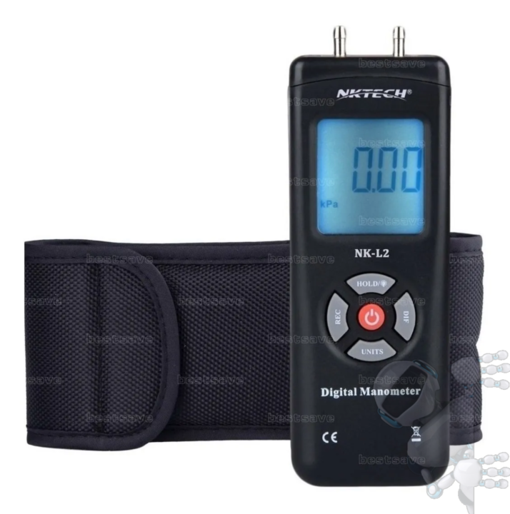 Imagen de Manómetro Diferencial De Presión Aire Digital Nktech Nk-l2