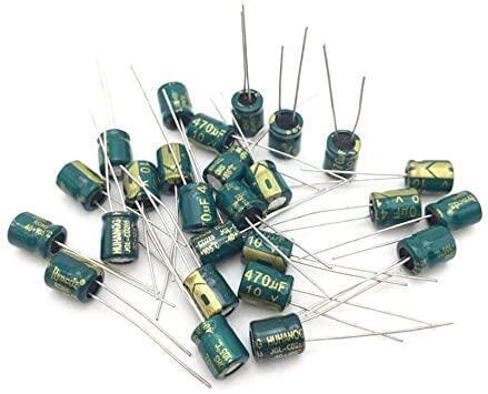 Imagen de Pack 10 Capacitor Electrolítico De Aluminio 470uf 10v 6x7 Mm