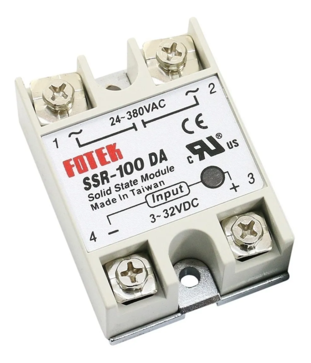 Imagen de Rele De Estado Solido Ssr-100 Da 100a 24-380vac Fotek