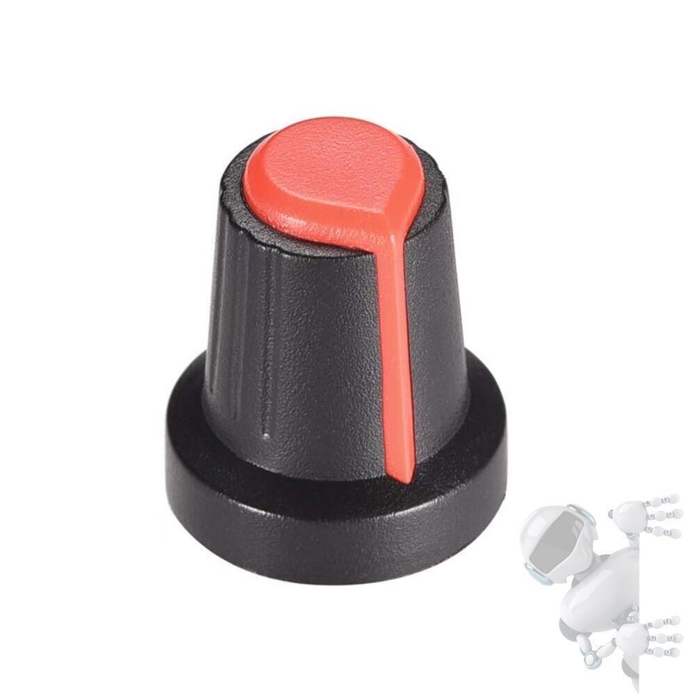 Imagen de Perilla Punto Rojo 15MM Para Potenciometro