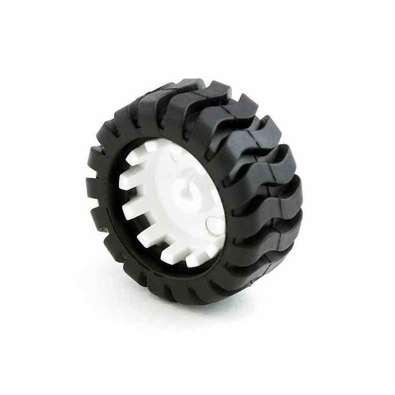 Imagen de LLANTA K346B HUECO EN D RUEDA DE GOMA Robot PARA N20