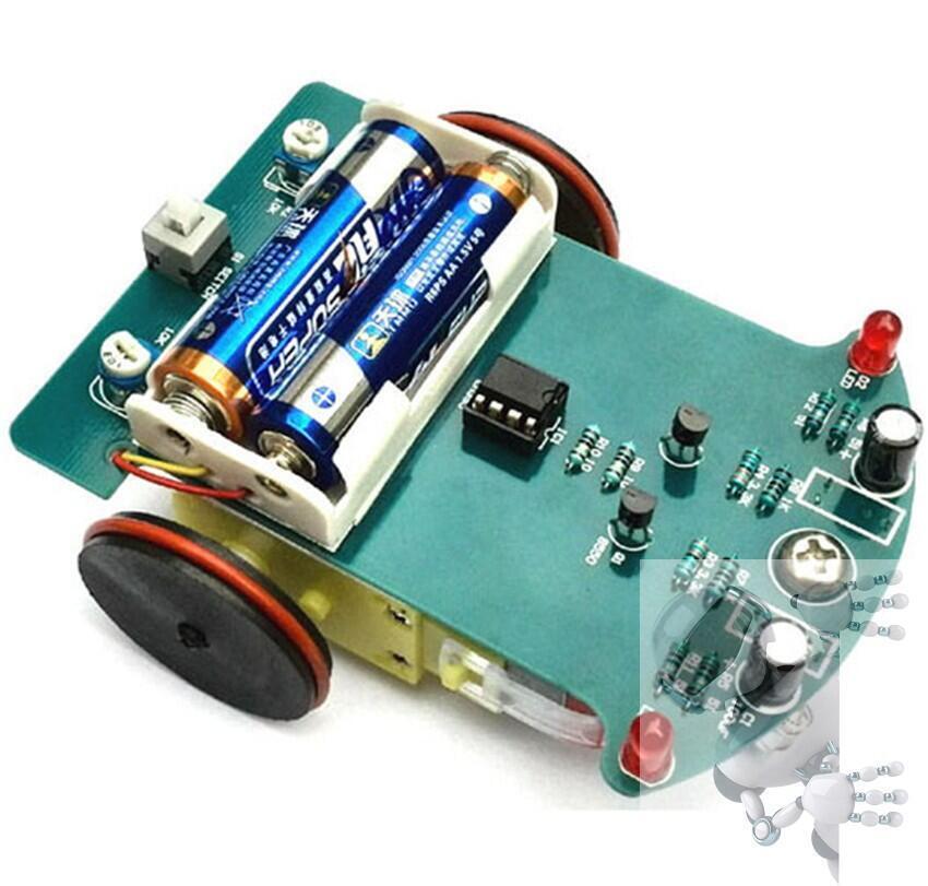 Imagen de Robot seguidor de línea con Fotorresistencia (Desarmado)