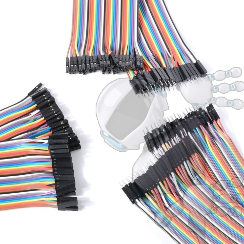 Imagen de Kit 10 Cables 30 Cmt Dupont Alambres Conexión Modulos Arduino