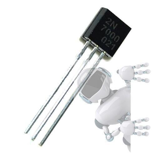 Imagen de Kit 2 TRANSISTOR MOSFET 2N7000 60V 350MA TO-92