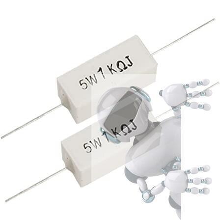 Imagen de Kit 2 Resistencia De Potencia 5W 1 Ohm