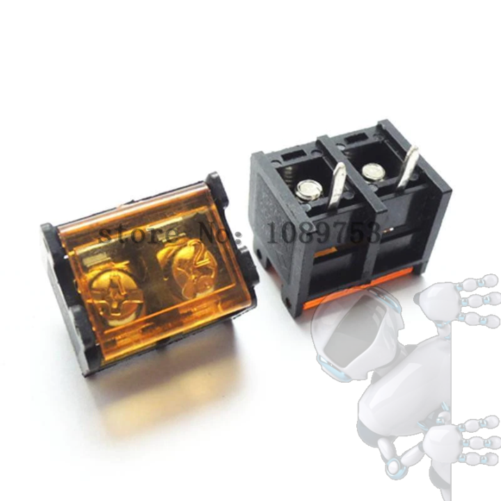 Imagen de Kit 2  BORNERA 2P 9.5MM CON TAPA