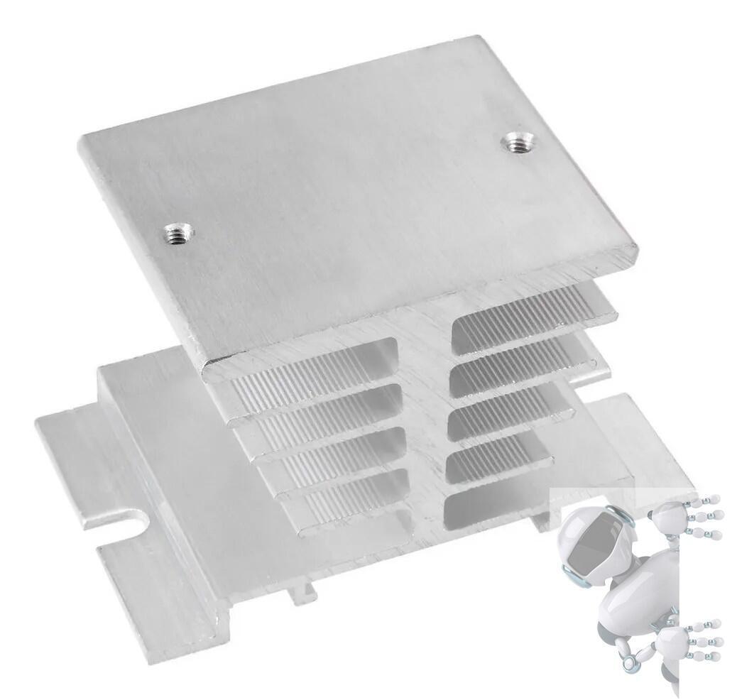 Imagen de Disipador De Aluminio Base Reles De Estado Solido Foltek