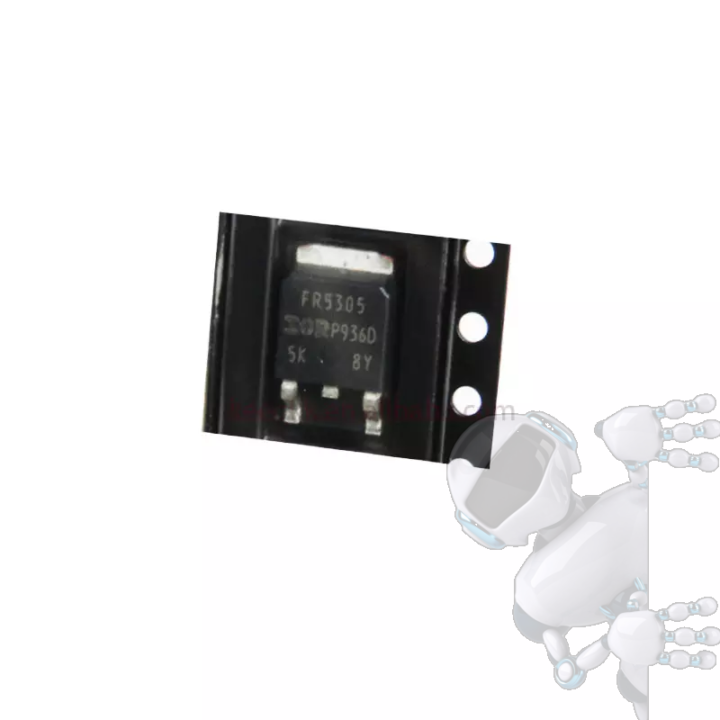 Imagen de Kit 2 Transistor Mosfet IRFR5305 -55V -31A SMD TO-252
