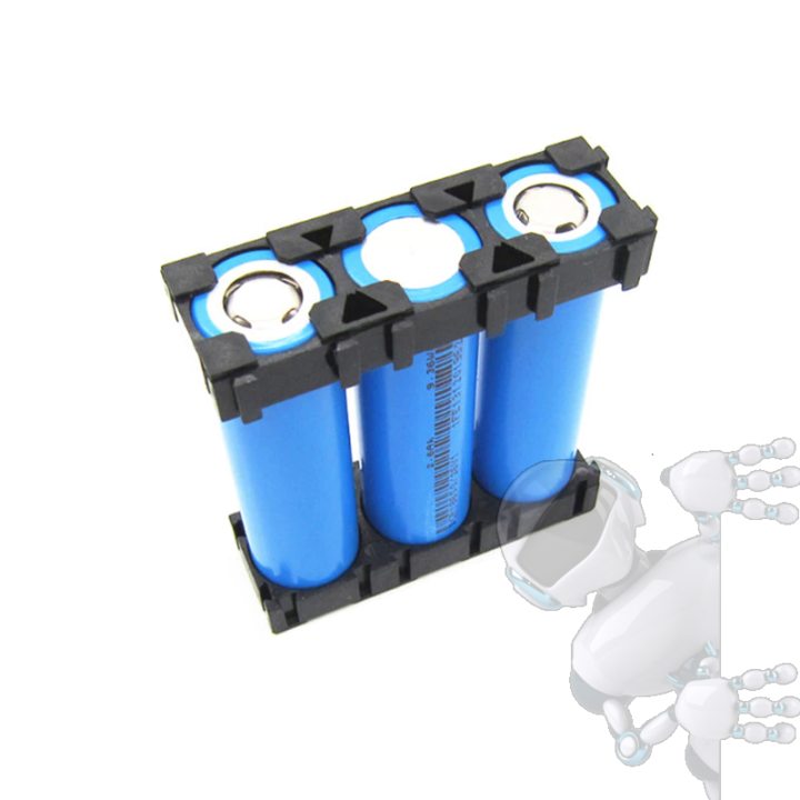 Imagen de Kit 2 SOPORTE DE FIJACIÓN O HOLDER PARA BATERÍAS 18650 3X1