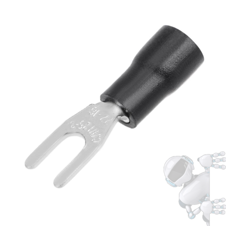 Imagen de Kit 10 TERMINAL DE HORQUILLA PRE AISLADO SVM5.5-10 NEGRO