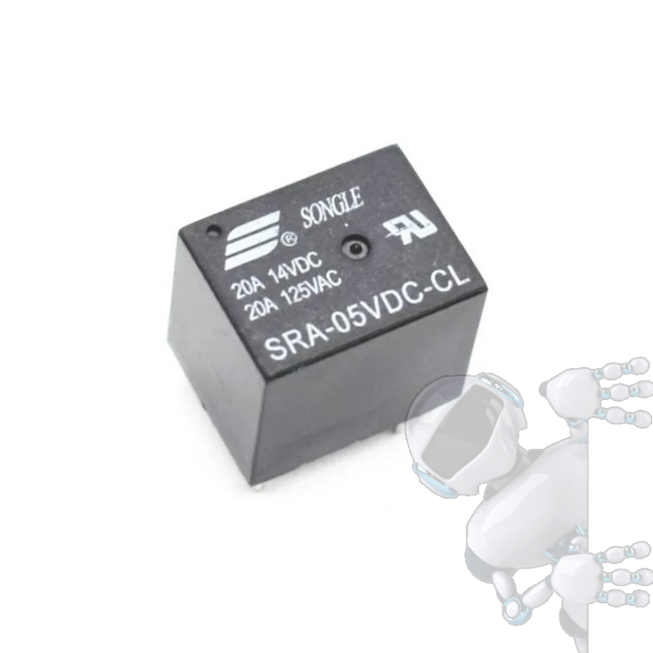 Imagen de Kit 2 Relé SRA-05VDC-AL de 20A