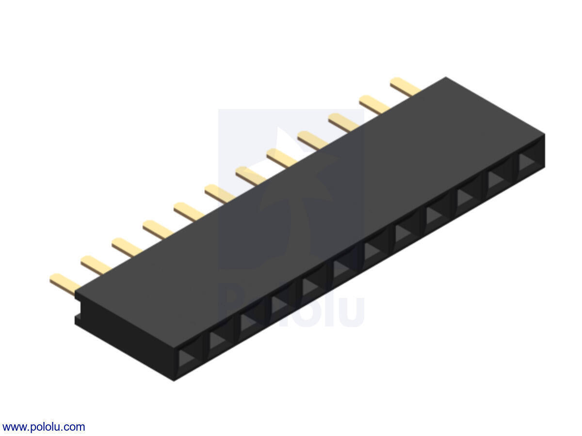 Imagen de Pack 4 Regleta Hembra 2.54mm 12P