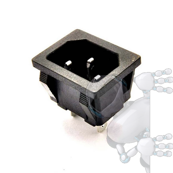 Imagen de CONECTOR O ENCHUFE DE ALIMENTACIÓN AC-05 PARA CABLE DE PODER C13