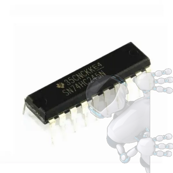 Imagen de Paquete de 3 TRANSCEPTOR DE BUS SN74HC245N