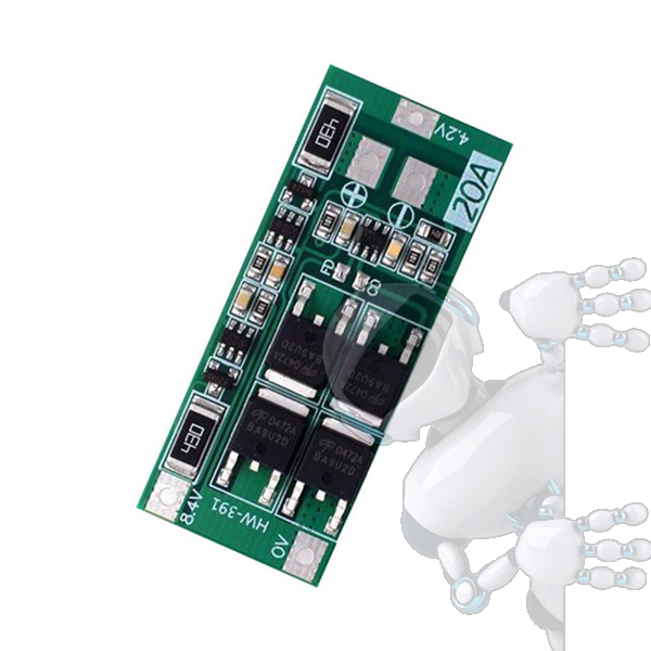 Imagen de HW-391 2S 20A 18650 Batería de litio Cargador Placa de protección Módulo BMS