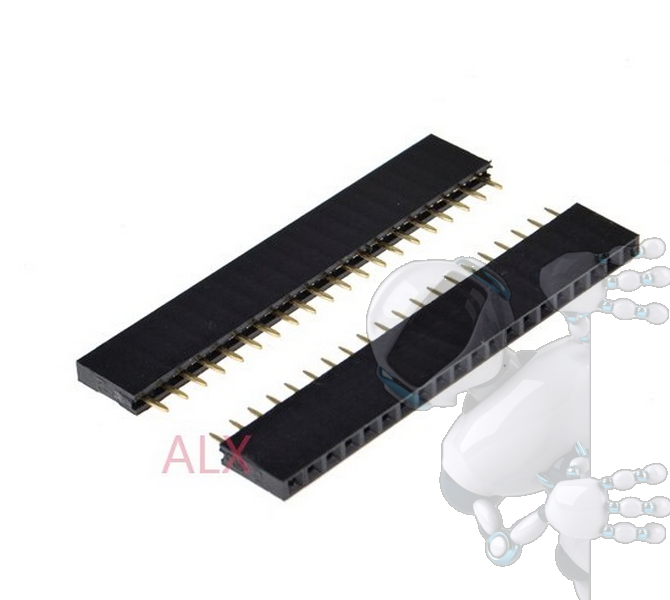 Imagen de Paquete de 3 Regleta Hembra 2.54mm 20P