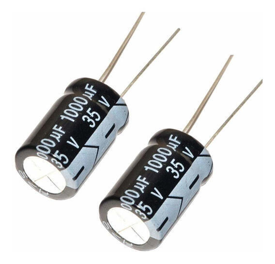 Imagen de Pack 5 CAPACITOR ELECTROLÍTICO DE ALUMINIO 1000UF 35V 13X20 MM