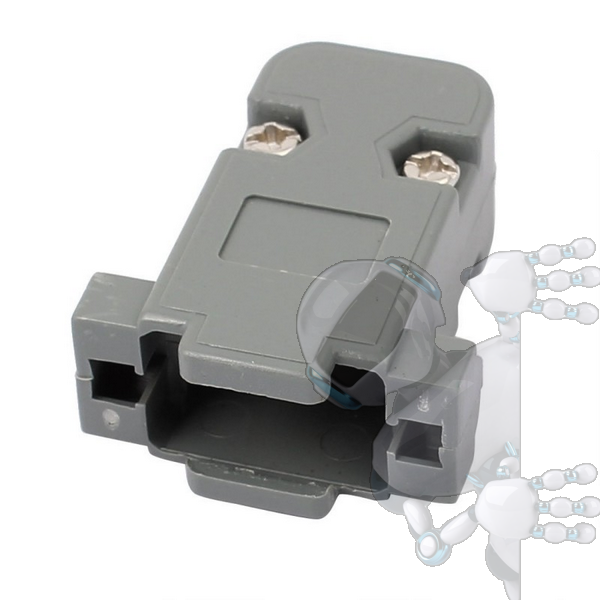 Imagen de Kit 2 Cubierta Carcaza Plástica Para Conector DB9