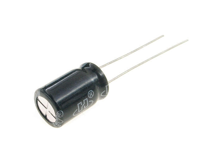 Imagen de Pack 6 CAPACITOR ELECTROLÍTICO DE ALUMINIO 10UF 200V 8X11.5 MM