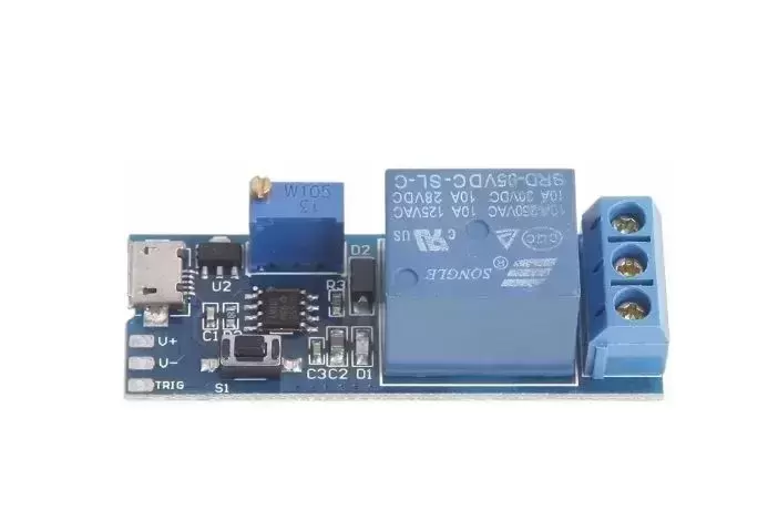 Imagen de Temporizador Con Rele De 0-24 Segundos Micro Usb