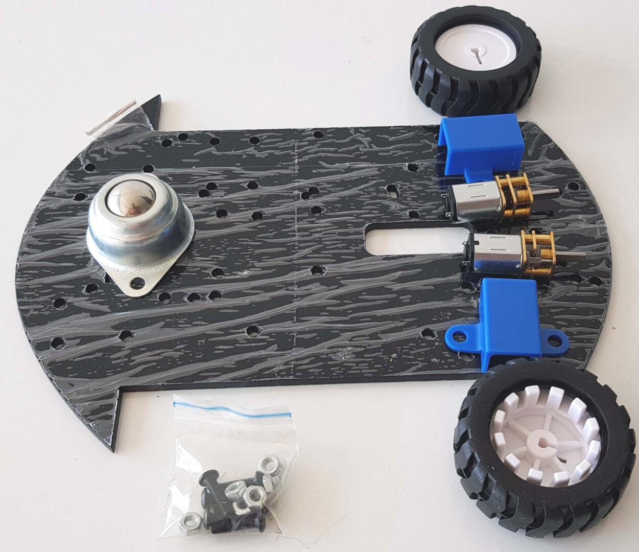 Imagen de Kit Chasis Robot 2WD GPR