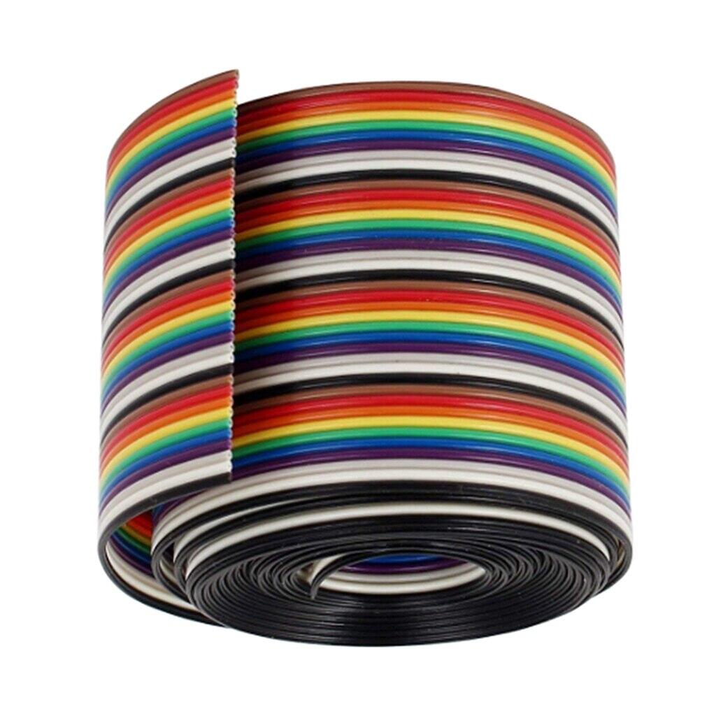 Imagen de Cable Plano Ribbon Multicolor 26hilos 1 Metro