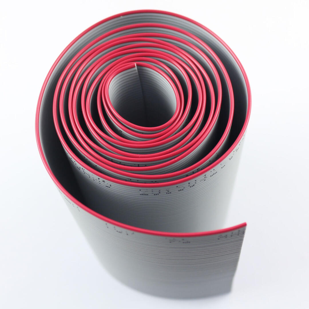 Imagen de Cable Plano Ribbon Gris 64 O 40 Hilos 1 Metro