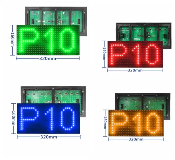 Imagen de Modulo Aviso Publicitario Luminoso Led P10 Smd