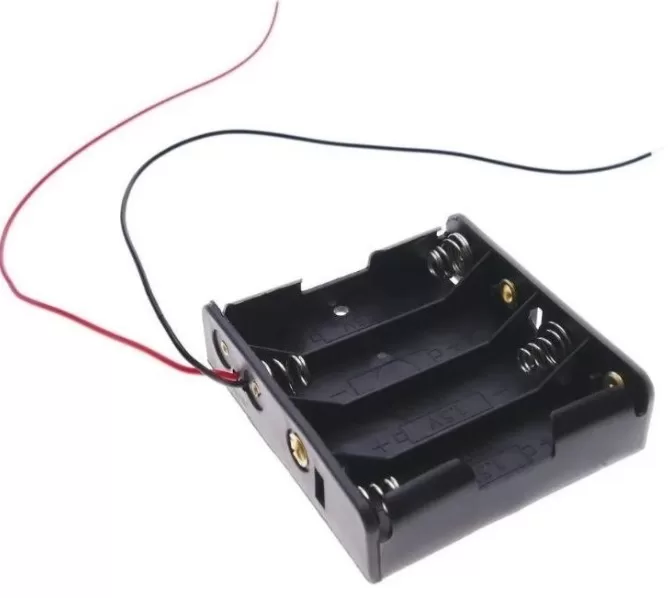 Imagen de Portapilas Portabaterias Aa X4