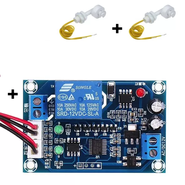Imagen de Kit Control Nivel De Agua Tanque Interruptor Nivel Agua