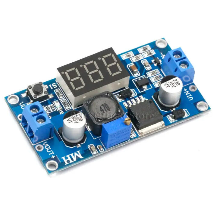 Imagen de Modulo Lm2596 Fuente Poder Dc Step Down Display Conversor