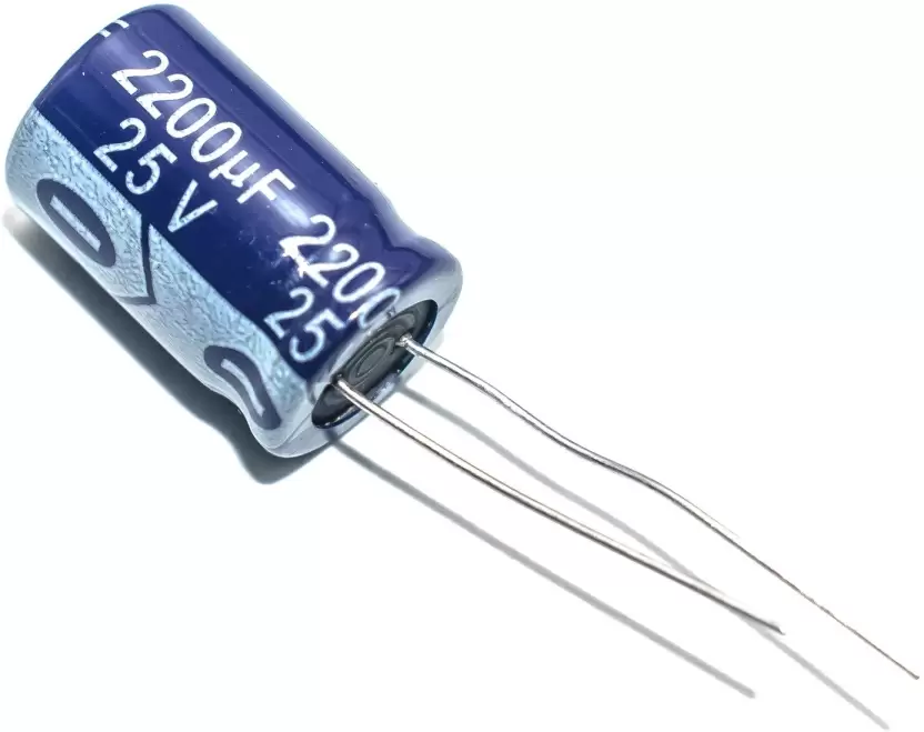 Imagen de Capacitor Electrolítico De Aluminio 2200uF 25V 13x20 mm