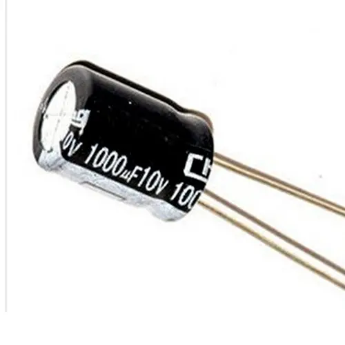 Imagen de Capacitor Electrolítico De Aluminio 1000uF 10V 8x12 mm