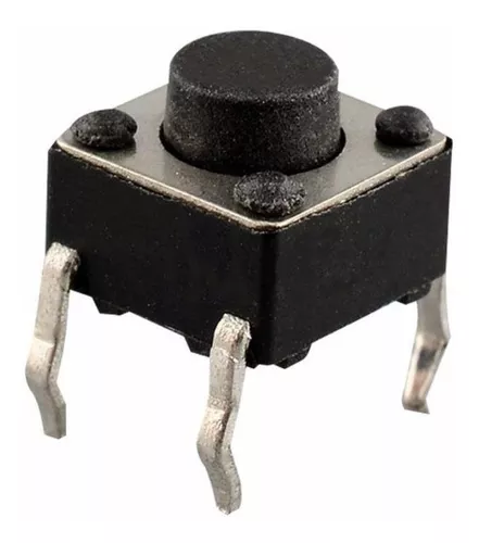 Imagen de Unidades Suiche Pulsador Sin Retención 4 Pines 6×6×5