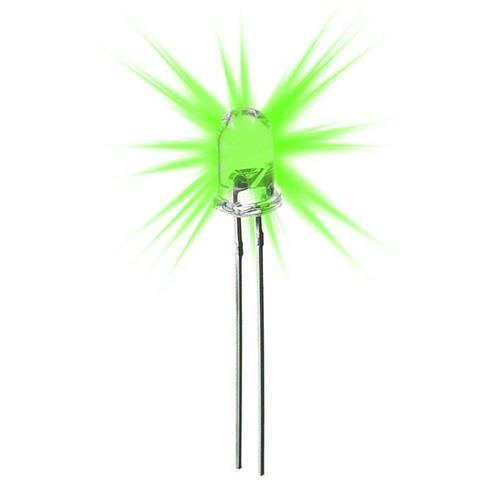 Imagen de Led 5mm Verde Alto Brillo