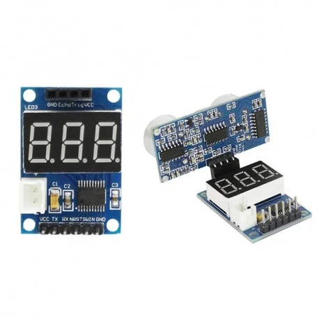 Imagen de Modulo display para ultrasonido HC-SR04 medidor distancia