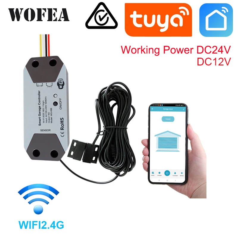 Imagen de Control De Garaje Wifi 12a24vdc, Wrok, Alexa Y Google Home