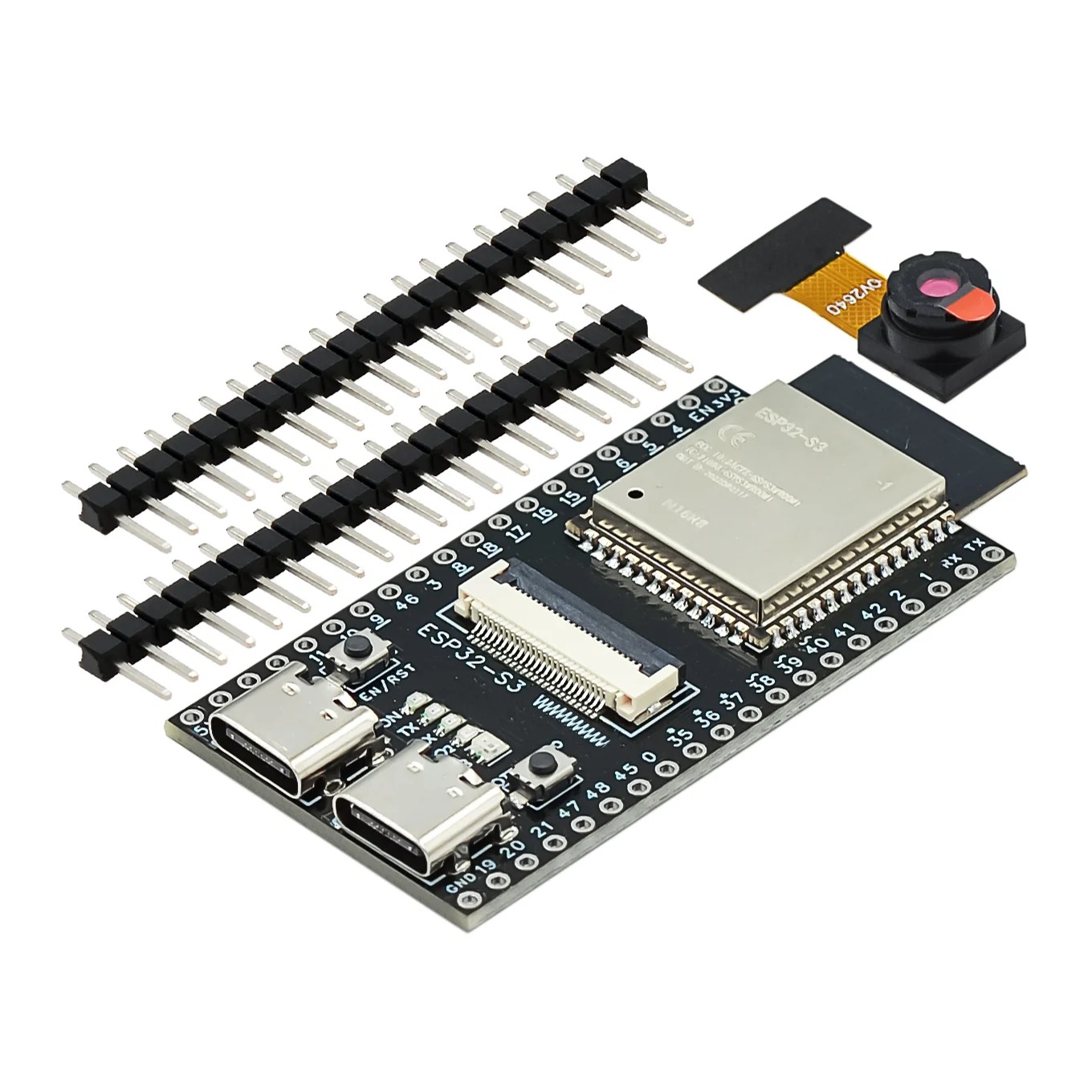 Imagen de MODULO ESP32 S3 WROOM N16R8 + CAMARA OV2640 WIFI USB TIPO C