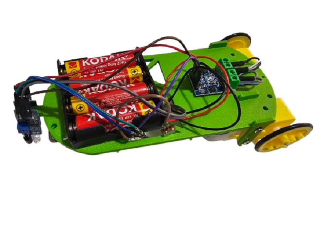 Imagen de Kit Robot Seguidor De Línea Para Ensamblar Didactico