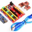 Cnc Shield V4 Con Arduino Nano Cable Y 3 Driver A4988