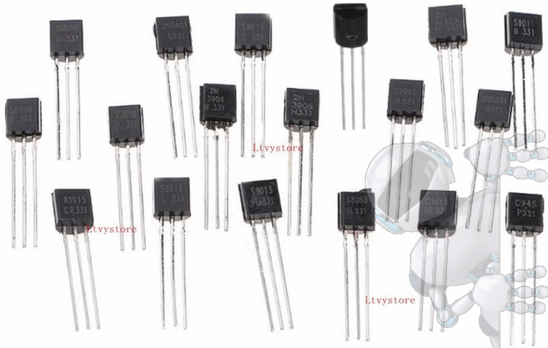 Kit de 110 Transistores PNP y NPN TO-92 Arduino - Imagen 5